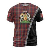 Personalized Clan Ainslie Tartan Shirt with Scotland Coat of Arms & Custom Name SZ36